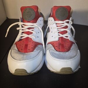 Nike Men's Red, White & Gray Athletic Sneakers